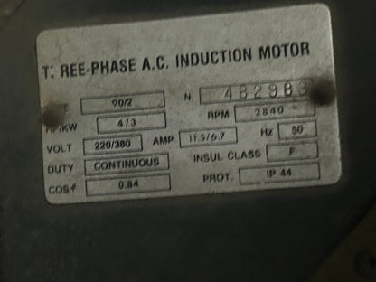 Compressore ad aria compressa a pistoni FINI 380V 3PH. 300 litri