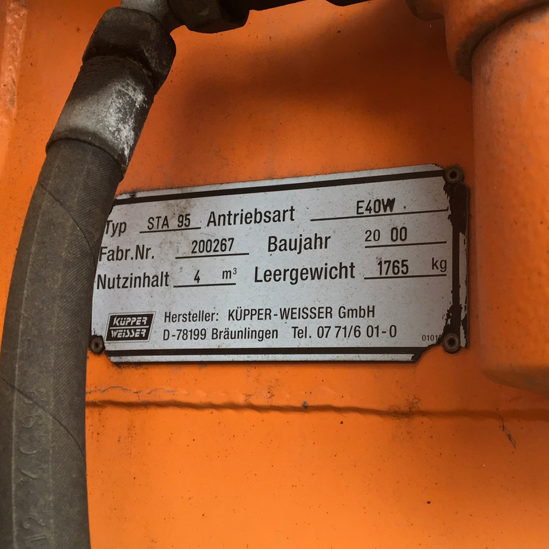 Spargitore Küpperweisser 4m3