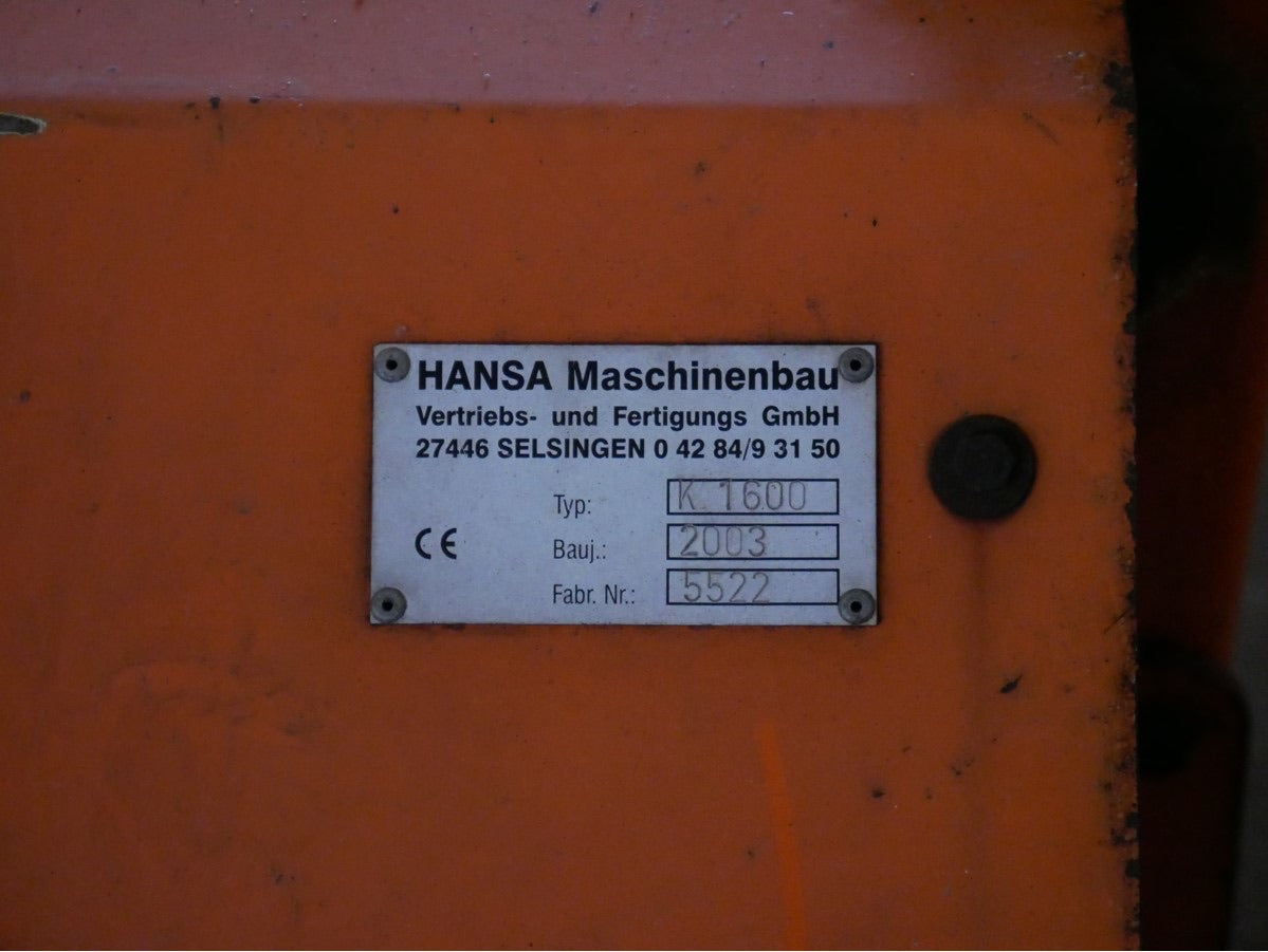 Kehrbesen für Schlepper 1.600mm