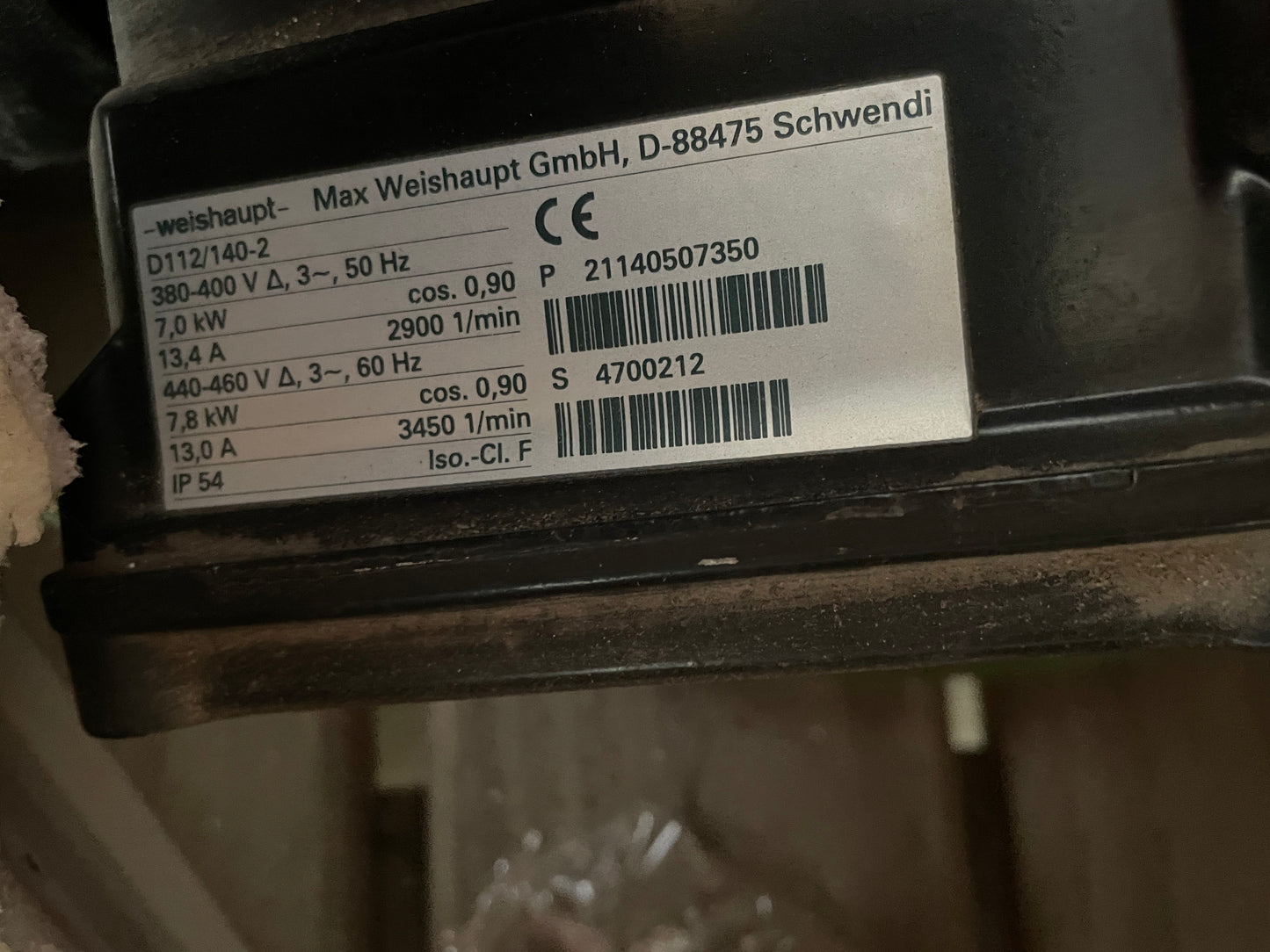 Gasbrenner Weishaupt
