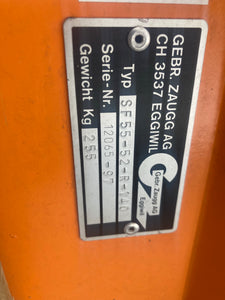 Schneefräse Zaugg/Turbofresa neve, 2-stufig, 1400mm hydr.